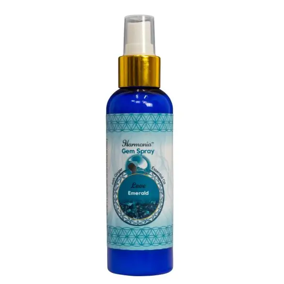 Harmonia Gem Intention Smudge Room Sprays (10 types)k - Love Emerald - Incense & Burners