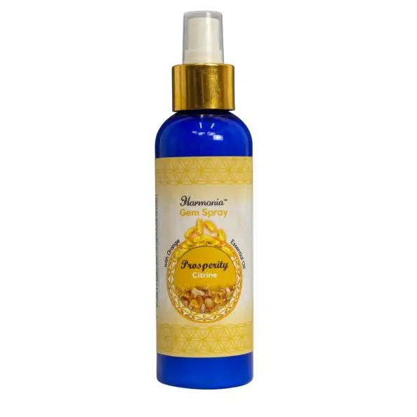 Harmonia Gem Intention Smudge Room Sprays (10 types)k - Prosperity Citrine - Incense & Burners