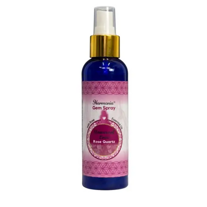Harmonia Gem Intention Smudge Room Sprays (10 types)k - Universal Love Rose - Incense & Burners