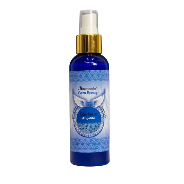 Harmonia Gem Intention Smudge Room Sprays (10 types)k - Guidane Angelite - Incense & Burners