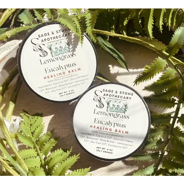 🌿✨ Healing Balm – Lemongrass & Eucalyptus for Soothing Relief! 🍃💚