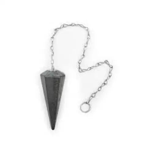 Black pendulum on a white background