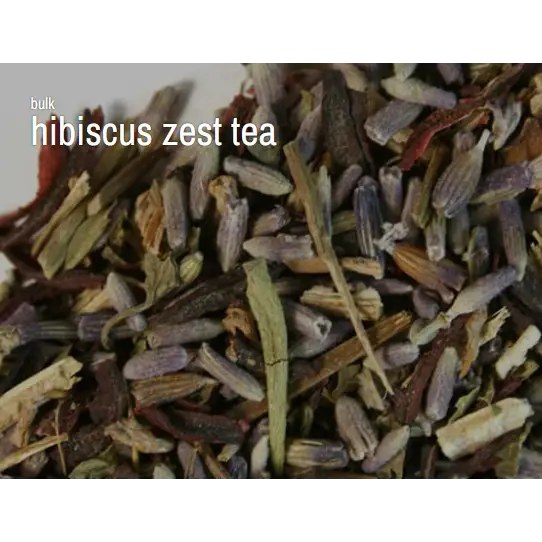 Herbal Bulk Loose Tea by the Ounce - HIbisucs Zest Tea - Teas & Accessories