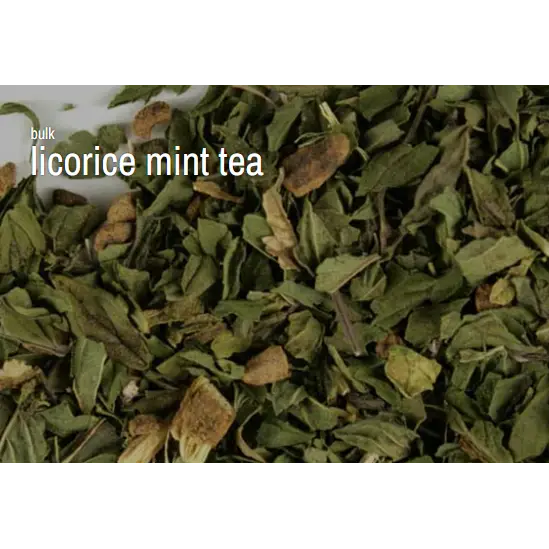 Herbal Bulk Loose Tea by the Ounce - Licorice Mint Tea - Teas & Accessories
