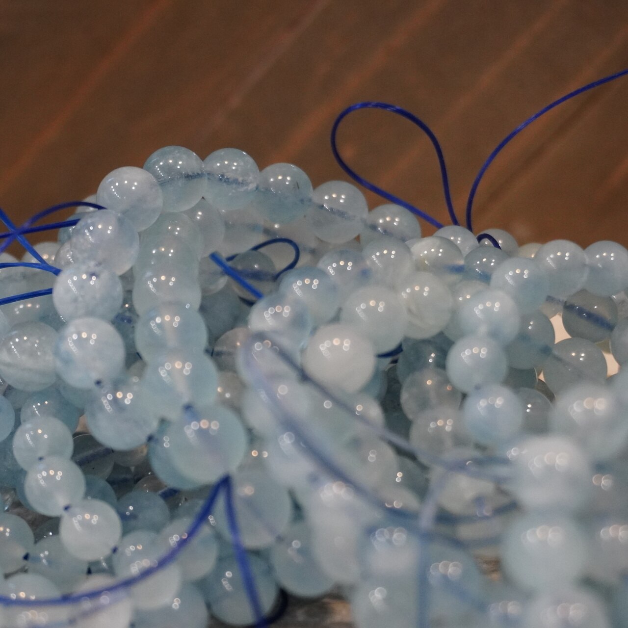 High Quality Aquamarine Bracelets 7mm - OMC BRACELETS