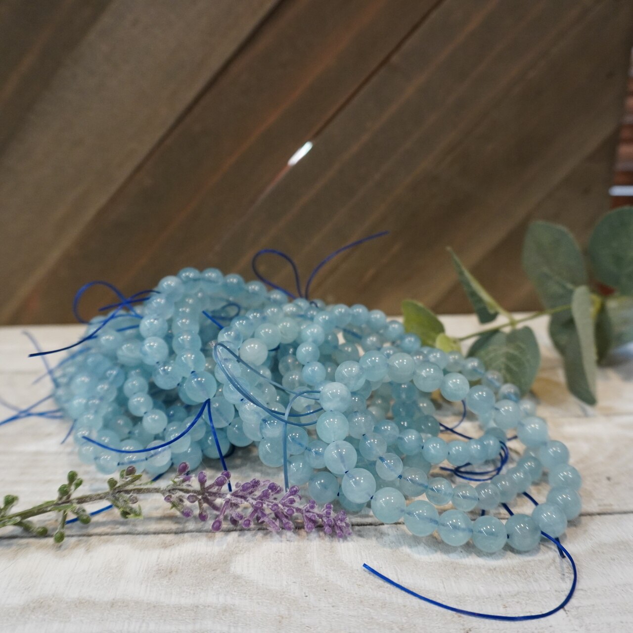High Quality Aquamarine Bracelets 7mm - OMC BRACELETS