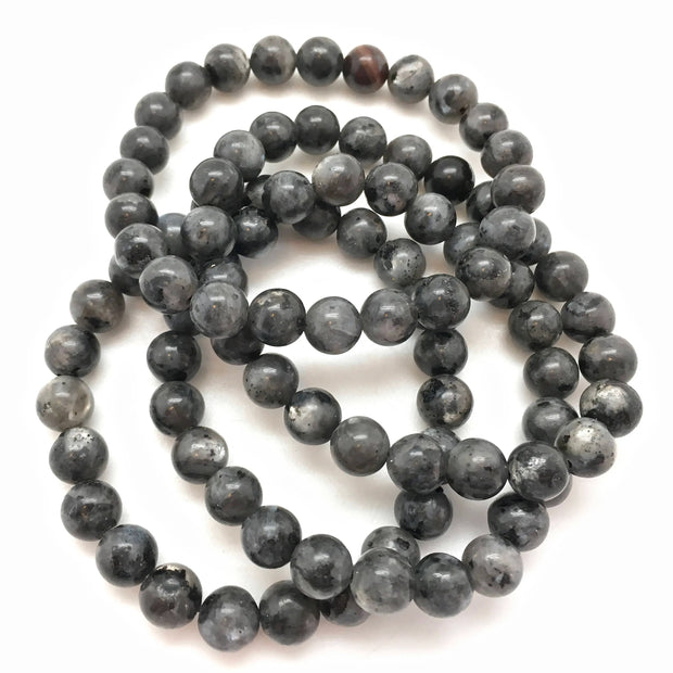 Larvikite Bracelet (8mm Beads)