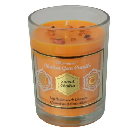 Illuminate Your Path with Crystal Journey Reiki Energy Charged Candles! ✨ - Sacral Chakra - Candles & Accessories