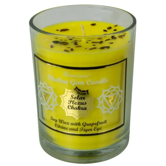 Illuminate Your Path with Crystal Journey Reiki Energy Charged Candles! ✨ - Solar Plexus Chakra - Candles & Accessories