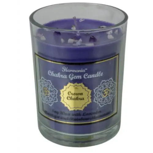 Illuminate Your Path with Crystal Journey Reiki Energy Charged Candles! ✨ - Crown Chakra - Candles & Accessories