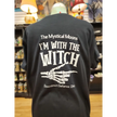 I’m With the Witch T-Shirt (Skeleton Hand Edition) – Spooky Sassy Spellbound 🖤🧙♀️☠️ - Black / 2Xlarge - Clothing &