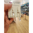✨ Incredible Clear Quartz Dangle Earrings with Rainbows Silver Cap 💎 - Jewelry