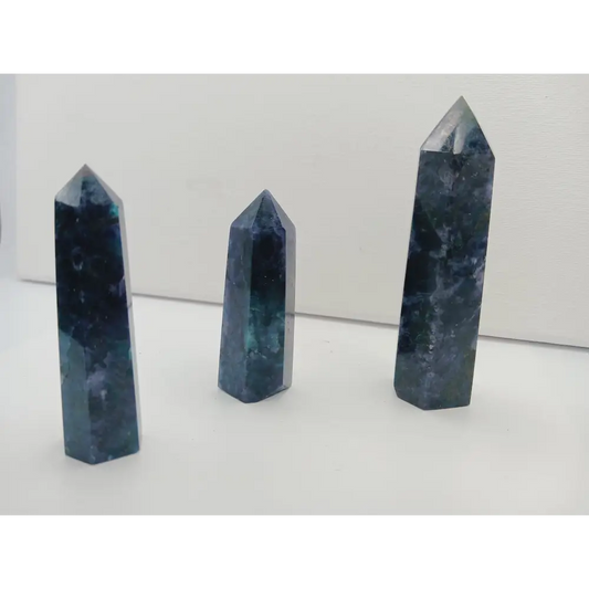 🔵✨ Iolite Tower (2.75’’–4’’ Intuitive Pick) – Vision Clarity and Inner Journey 🌌