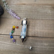 CRYSTAL JAR PENDULUM - CHAKRA CHAIN - AUQAMARINE - Pendulums & Mats