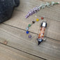 CRYSTAL JAR PENDULUM - CHAKRA CHAIN - RED AGATE - Pendulums & Mats