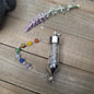 CRYSTAL JAR PENDULUM - CHAKRA CHAIN - LABORADITE - Pendulums & Mats