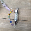 CRYSTAL JAR PENDULUM - CHAKRA CHAIN - FLUORITE - Pendulums & Mats