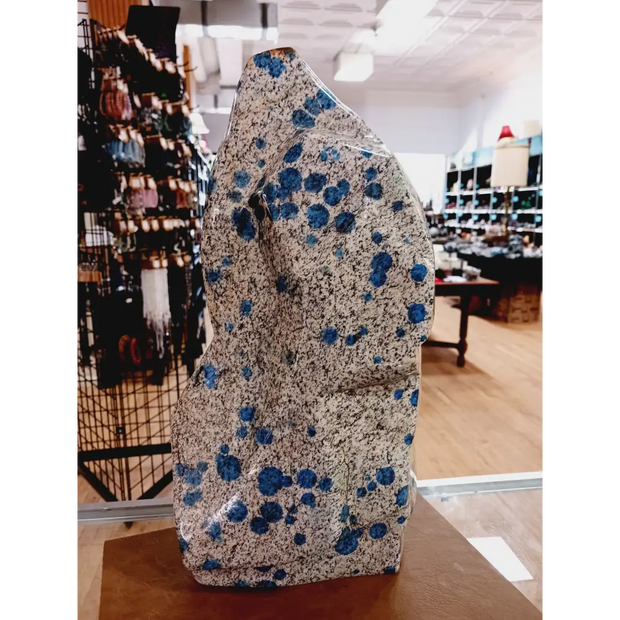 🔵✨ K2 Polished Specimen – Insight Harmony and High Vibration 🏔️ 16’’ x 8’’