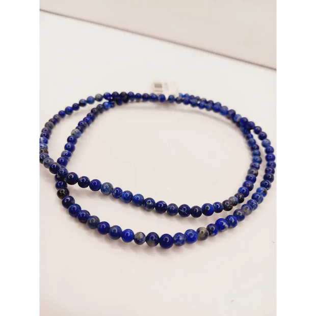 Lapis Bead Necklaces - Stretchy - 4mm - Jewelry