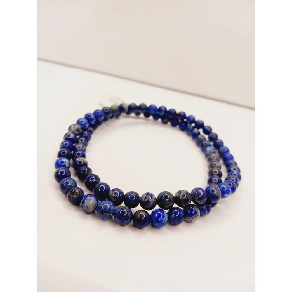 Lapis Bead Necklaces - Stretchy - 6mm - Jewelry