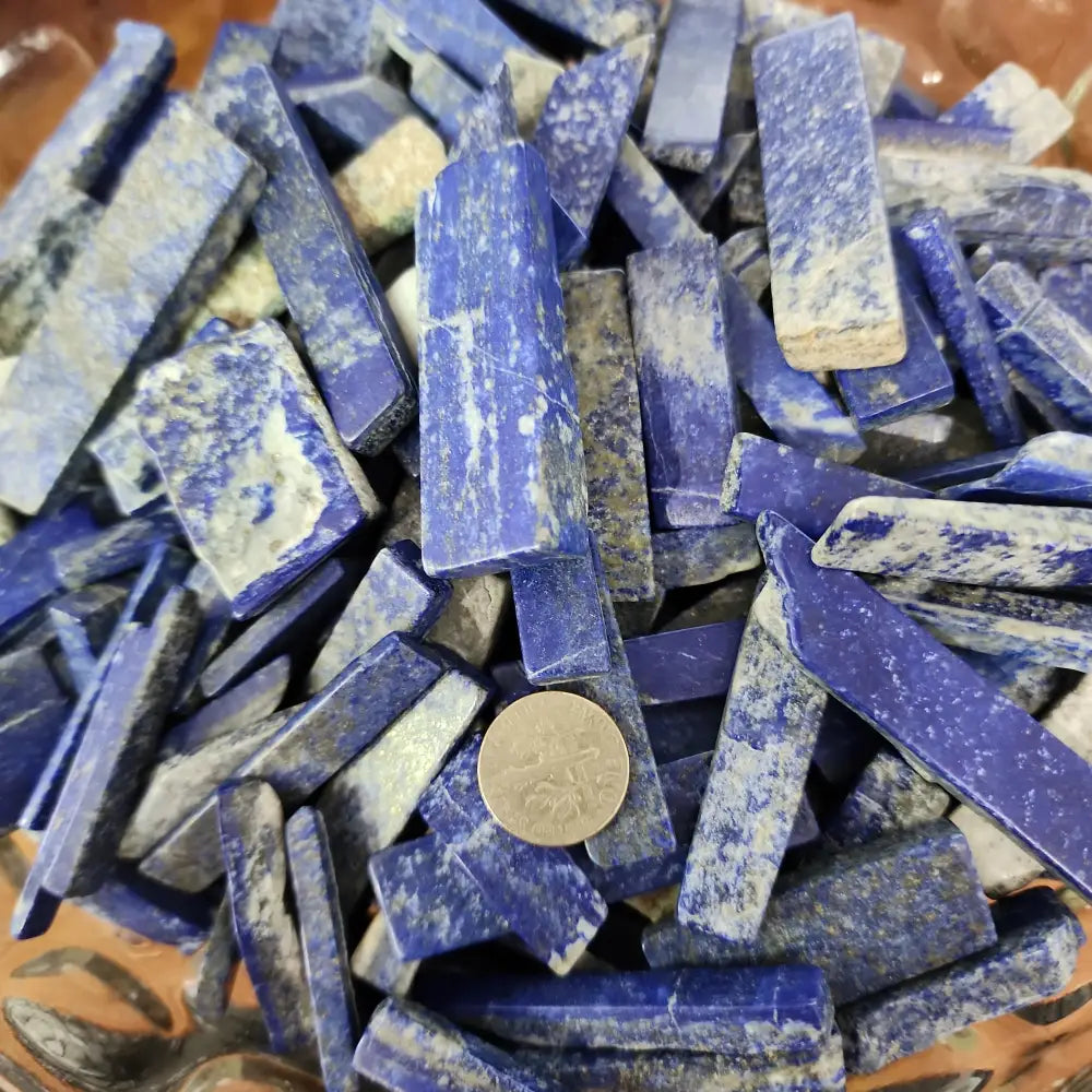 Lapis Chunks Tumbles / Blades - Tumbles