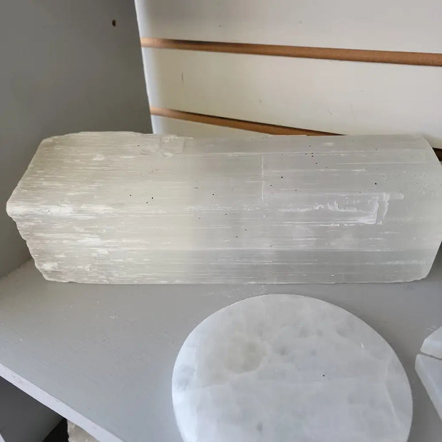 Large Selenite Pieces - 13’’X3.5’’x3.5’’ - Specimens