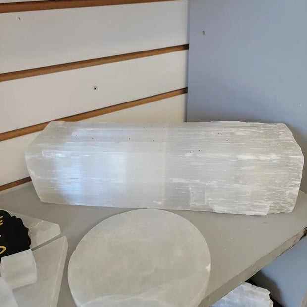 Large Selenite Pieces - 13’’X3’’x3.5’’ - Specimens