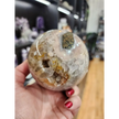 💜🍒 Lavender Cherry Agate Sphere with Pyrite & Gemmy Inclusions – Radiant Harmony & Manifestation Magic! ✨ - 2 - Spheres