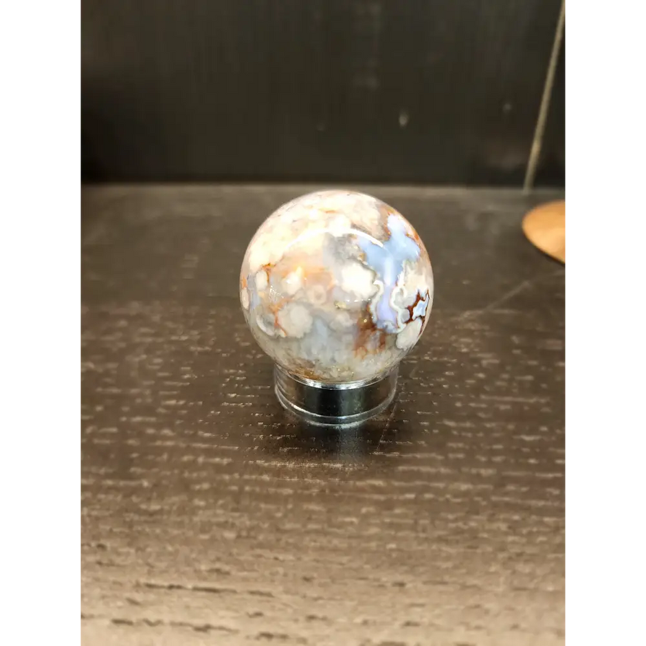 🌸💜 Lavender Cherry Blossom Agate Spheres – Tranquility Growth & Inner Beauty! ✨ - 14 - Spheres