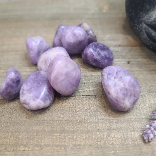 Lepidolite Tumbles - Tumbles