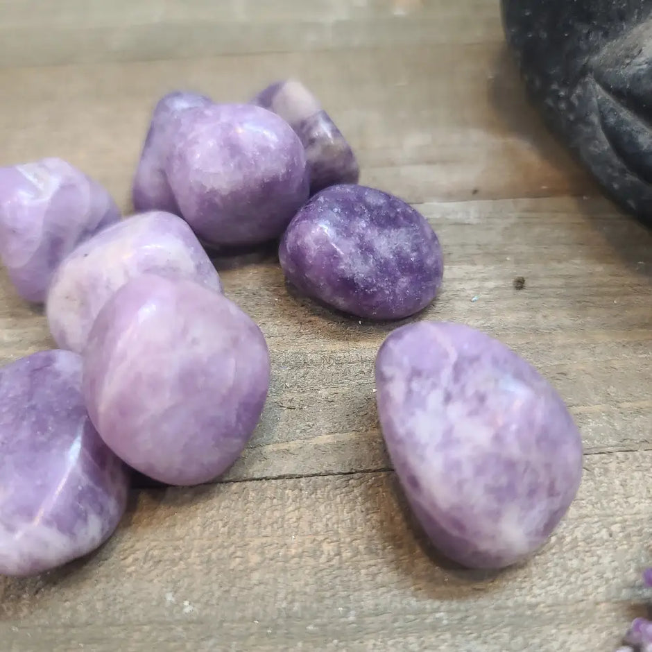 Lepidolite Tumbles - Tumbles