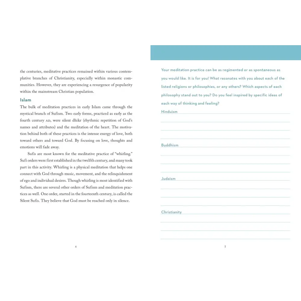Little Bit of Meditation Guided Journal - Tarot Decks & Divination