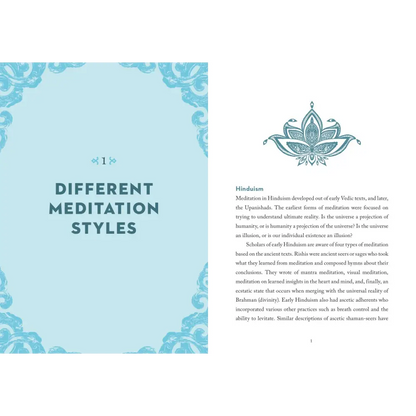 Little Bit of Meditation Guided Journal - Tarot Decks & Divination