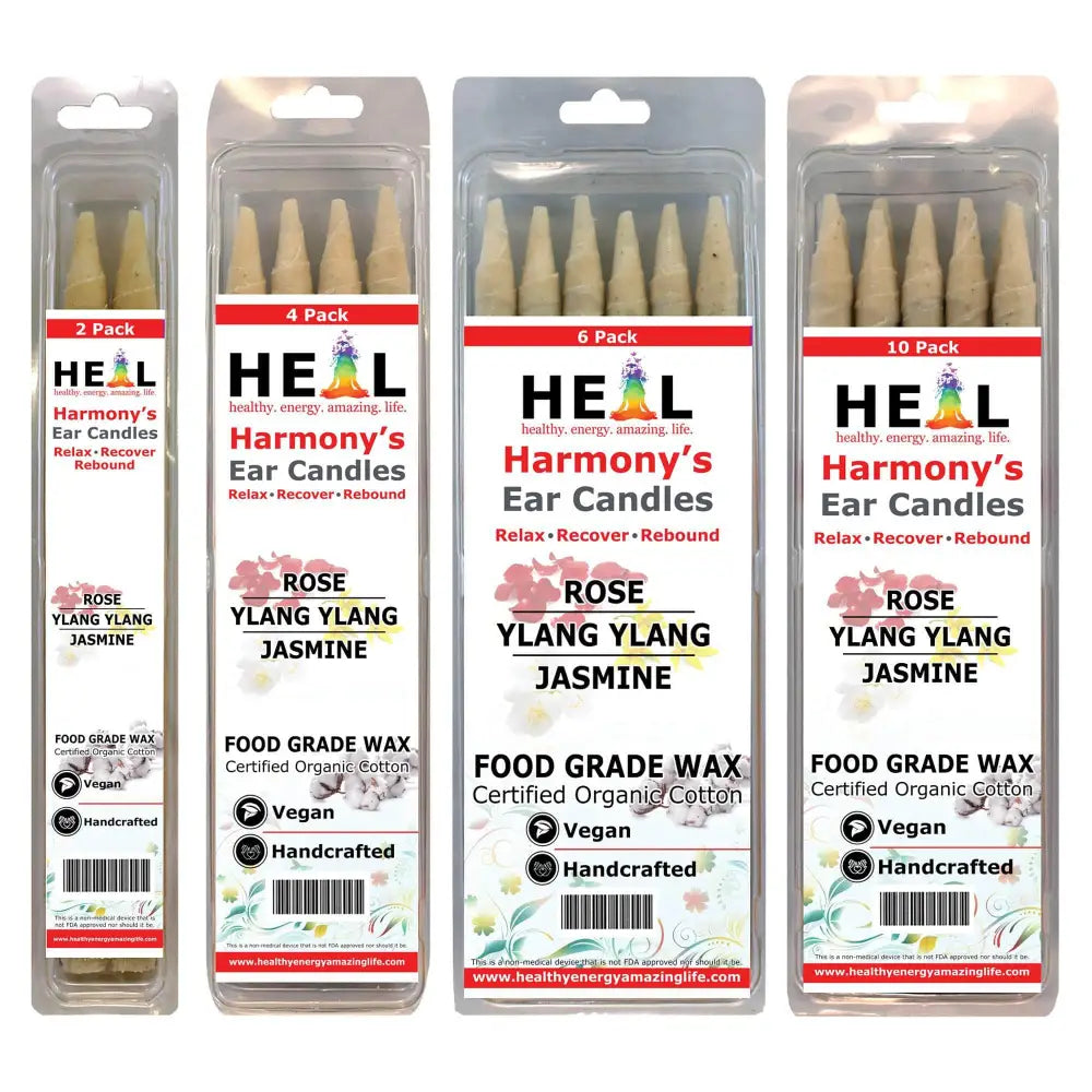 🕯️💗 Love Ear Candles by Doc Harmony – 2-Pack – Heart-Centered Relaxation & Self-Care! ✨ - Candles & Accessories