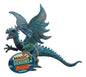 Toy dragon figure with 'Magic Dragons' tag on a white background