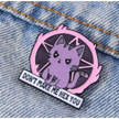 BROOCH LAPEL ENAMEL Magical Pins Pin (Page 2) - Dont Make Me Hex You angry kitty - Clothing & Apparel