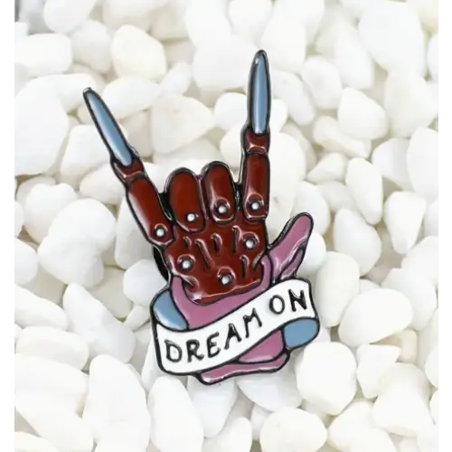 BROOCH LAPEL ENAMEL Magical Pins Pin (Page 2) - Freddy Krueger Dream On - Clothing & Apparel