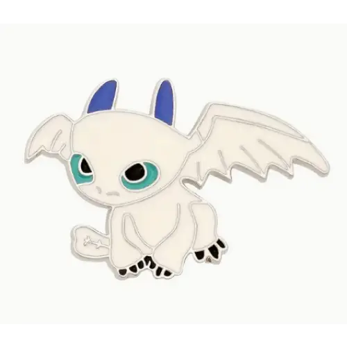 BROOCH LAPEL ENAMEL Magical Pins Pin (Page 2) - How To Train Your Dragon White Dragon - Clothing & Apparel