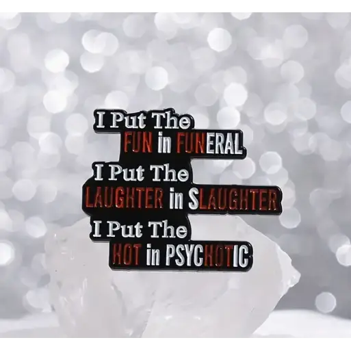 BROOCH LAPEL ENAMEL Magical Pins Pin (Page 2) - I put the FUN in Funeral - Clothing & Apparel