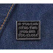 BROOCH LAPEL ENAMEL Magical Pins Pin (Page 2) - If You Can Read This Your To Close - Clothing & Apparel