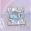 BROOCH LAPEL ENAMEL Magical Pins Pin (Page 2) - LIve Laugh Toaster Bath - Clothing & Apparel