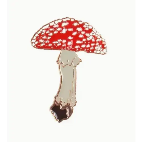 BROOCH LAPEL ENAMEL Magical Pins Pin (Page 2) - Magic Mushroom - Clothing & Apparel