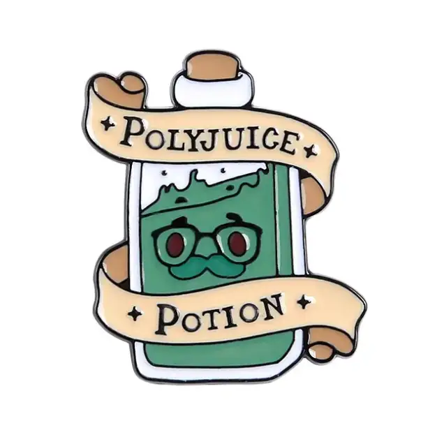BROOCH LAPEL ENAMEL Magical Pins Pin (Page 1) - Polyjuice Potion - Clothing & Apparel