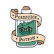 BROOCH LAPEL ENAMEL Magical Pins Pin (Page 1) - Polyjuice Potion - Clothing & Apparel