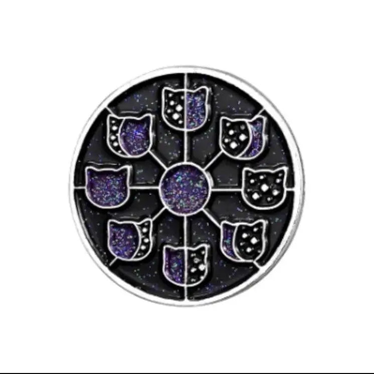 BROOCH LAPEL ENAMEL Magical Pins Pin (Page 1) - Phases of Kitty - Clothing & Apparel