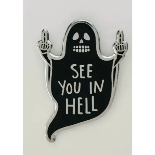 BROOCH LAPEL ENAMEL Magical Pins Pin (Page 1) - See You In Hell - Clothing & Apparel