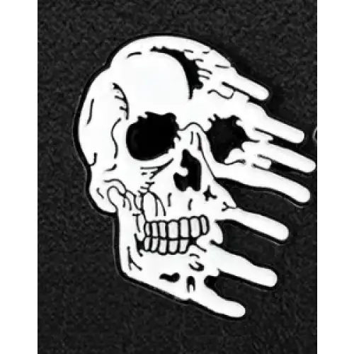 BROOCH LAPEL ENAMEL Magical Pins Pin (Page 1) - Melting Skull - Clothing & Apparel