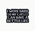 ✨🔮 Magical Enamel Brooch Lapel Pins – Mystical Flair for Any Outfit! 🌙🧙♀️ - I Work Hard - Clothing & Apparel