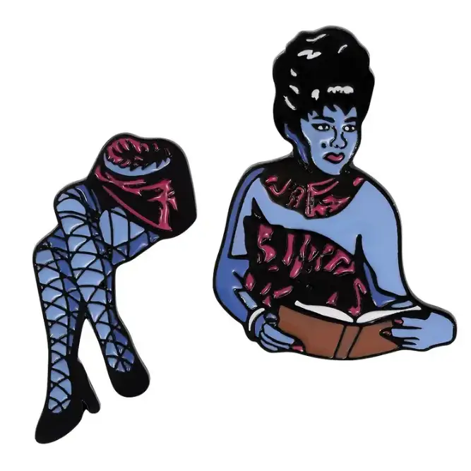 BROOCH LAPEL ENAMEL Magical Pins Pin (Page 1) - Beetlejuice Two Piece Pin - Clothing & Apparel