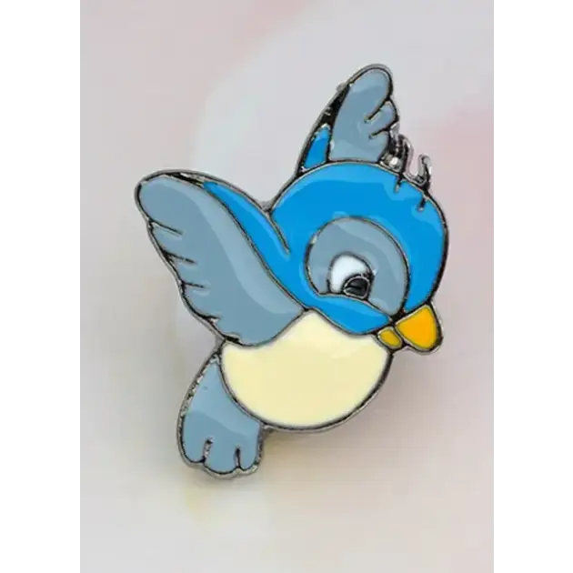 BROOCH LAPEL ENAMEL Magical Pins Pin (Page 1) - Bluebird - Clothing & Apparel